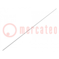 Elektrode; Schroefdr: M4; Mat: roestvrij staal; 960mm; 31SCM04