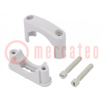 Fixing clamp; Cable P-clips; ØBundle : 32÷45mm; W: 21mm; L: 77mm