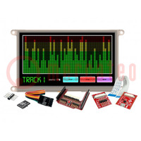 Entw.Kits: mit Display; LCD TFT; 7"; 800x480; 455cd/m2; FFC/FPC