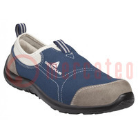 Shoes; Size: 45; grey-blue; cotton,polyester; with metal toecap