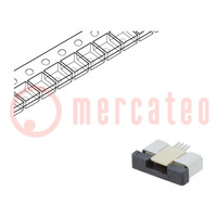 Connector: FFC/FPC; horizontaal; PIN: 4; ZIF; SMT; 500mA; vertind