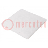 Filter; 120x120mm; chemical fiber; 50pcs.