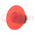 Switch: push-button; 22mm; Stabl.pos: 1; red; MLB-1; IP66; mushroom