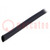 Insulating tube; PVC; black; -20÷125°C; Øint: 4.5mm; L: 10m; UL94V-0