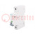 Circuit breaker; 230VAC; Inom: 2A; Poles: 1; for DIN rail mounting