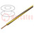 Wire; H05V-K,LgY; stranded; Cu; 1.5mm2; PVC; yellow-brown; 100m