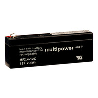 MULTIPOWER Zyklentyp MPC2.4-12 12V 2,4Ah AGM Traktionsbatterie
