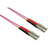 ROLINE LWL-Kabel duplex 50/125µm OM4, LSH/LSH, LSOH, violett, 3 m