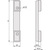 SCHROFF Rückwandfuss mit Gummieinlage - RUECKWANDFUSS 4HE RAL7016