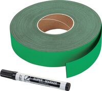 Lager-Magnetetiketten - Grün, 4 cm, Magnetfolie, Magnetisch, Für innen