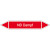 Rohrleitungskennz/Pfeilschild auf Bogen Gr2 Dampf(rot), Folie gest,7,5x1,6cm Version: P2028 DIN 2403 - ND Dampf P2028