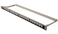 DIGITUS 19" Modular Patch Panel Kat.6A, 24 Port, schwarz (11005697)