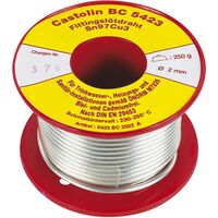 Produktbild zu CASTOLIN Fittingslötdraht BC5423 Sn-Cu ø 2.5 mm Inhalt 250 g