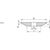 Skizze zu TYROLIT kónuszos csiszolófazék Form 3 egyenes, nemeskorund 150x8x20mm szemcse 60