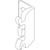 Skizze zu VS TAL Gate kosárrögzítő kapocs lávaszürke