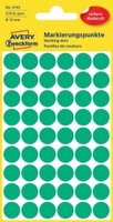 Etykiety Avery Zweckform, okrągłe, średnica 12mm, 270 sztuk, zielony