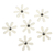 Produktfoto: Satin Blüten mit Strass, 1,8cm ø