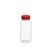 Artikelbild Drink bottle "Refresh" clear-transparent, 0.4 l, transparent/red