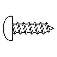 VIS À TÔLE À TÊTE FRAISÉE TOOLCRAFT DIN7981 C-H 2,2X4,5 (100) DIN 7981 (Ø X L) 2.2 MM X 4.5 MM CRUCIFORME PHILIPS ACIER