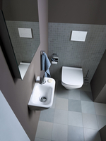 DURAVIT DURASTYLE WC DE PARED DURAVIT RIMLESS SET 455109, INCL. ASIENTO DE WC, COLOR: BLANCO CON WONDERGLISS - 45510900A11