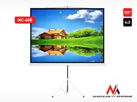 Ekran projekcyjny MC-608 na stojaku 120" 4:3 240x180
