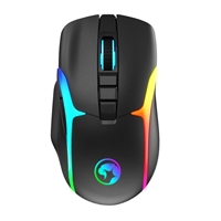 Marvo Scorpion M729W Wireless Gaming Mouse Rechargeable RGB with 7 Lighting Modes 6 adjustable levels up to 4800 dpi Gaming Grade Optical Sensor with 7 Buttons Black