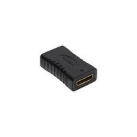 InLine 17600L tussenstuk voor kabels HDMI C female Mini HDMI Zwart
