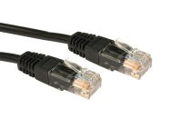Cables Direct 7m Cat5e, M - M networking cable Black U/UTP (UTP)