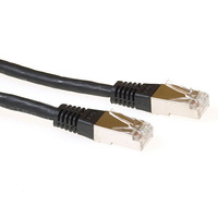 ACT 2m Cat6a SSTP cable de red Negro S/FTP (S-STP)