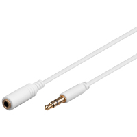 Goobay 97121 cable de audio 3 m 3,5mm Blanco