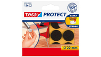 TESA 57893-00000-01 cuscinetto di protezione del pavimento per mobili 12 pz Rotondo