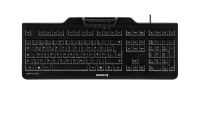 CHERRY KC 1000 SC klawiatura USB QWERTY US English Czarny