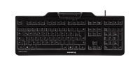 CHERRY KC 1000 SC Tastatur USB QWERTY UK Englisch Schwarz