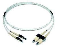 Dätwyler Cables 421552 Glasfaserkabel 2 m FC SC OM2 Weiß