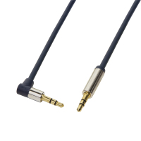 LogiLink 3.5mm - 3.5mm 0.5m cable de audio 0,5 m 3,5mm Azul