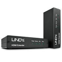 Lindy 38204 audio/video extender AV-zender & ontvanger Zwart