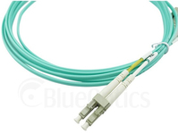 BlueOptics 050502K512000005M Glasvezel kabel 5 m 2x LC LC/APC OM3 Lichtgroen