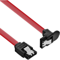 InLine 27303W câble SATA 0,3 m Rouge