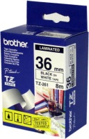Brother TZ-261 labelprinter-tape Zwart op wit