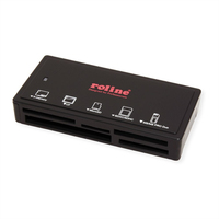 ROLINE USB 3.1 Gen 1 Multi Card Reader, external, black, black lector de tarjeta USB 3.2 Gen 1 (3.1 Gen 1) Type-A Negro