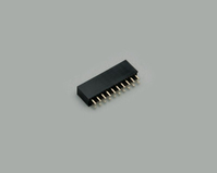 BKL Electronic 10120960 connecteur de fils 2x5-Pin Noir, Or