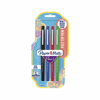 Papermate Flair stylo-feutre Moyen Noir, Bleu, Vert, Rouge 4 pièce(s)