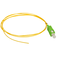 Alantec FOI-SCA-9SM-2 adapter światłowodowy SC/APC Zielony, Żółty