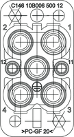 Amphenol C14610B00650012 modulo Keystone