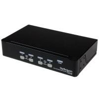 StarTech.com Conmutador Switch KVM 4 Puertos de Vídeo VGA USB 2.0 - 1U Rack Estante