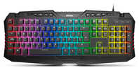 Krom Kyra teclado Juego USB QWERTY Negro