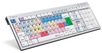 Logickeyboard LKB-NEWSC-AJPU-FR Tastatur USB AZERTY Französisch Silber