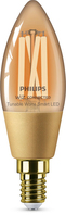 Philips LED Lampadina Smart Filament Ambrata Dimmerabile Luce Bianca da Calda a Fredda Attacco E14 25W Candela