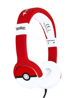 OTL Technologies Pokémon Pokéball Auriculares Alámbrico Diadema Música Negro, Rojo, Blanco