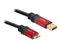DeLOCK 1.0m 3.0 USB A/micro-B cable USB 1 m USB 3.2 Gen 1 (3.1 Gen 1) Micro-USB B
